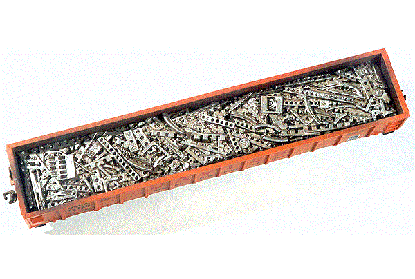 Chooch Enterprises - Cast Resin Freight Car Load - Stamping Plant Scrap for Gondola - HO Scale