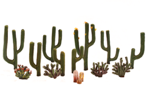 Woodland Scenics Ready Made Trees(TM) - Cactus - Pkg of 13 - All Scales