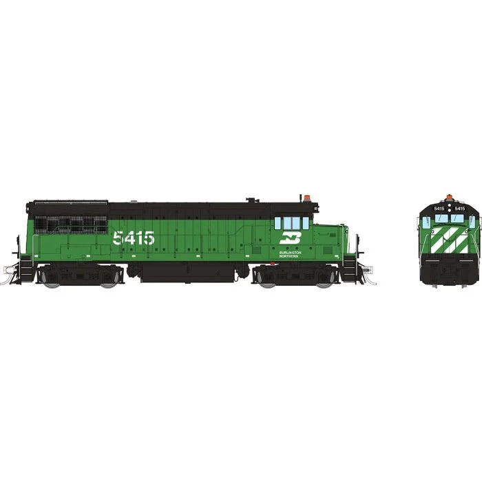 Rapido GE U25B Low Hood (35033) | Burlington Northern #5415 | DC/Silent | HO Scale