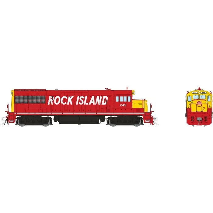 Rapido GE U25B Low Hood (35560) | Rock Island #228 | DC/DCC/Sound | HO Scale
