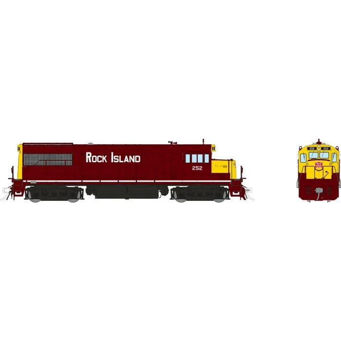 Rapido GE U25B Low Hood (35562) | Rock Island #252 | DC/DCC/Sound | HO Scale