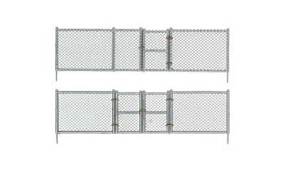 Woodland Scenics, Chain Link Fence, Kit w/ Gates, Hinges & Planter Pins, N Scale