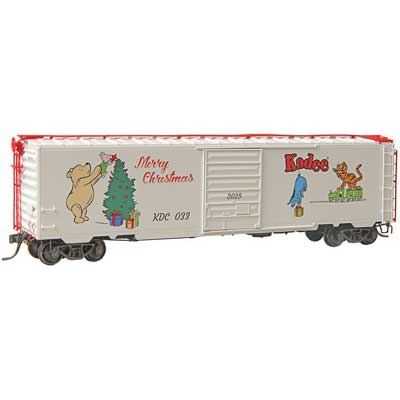 Kadee 50' PS-1 Boxcar w/ 8' Door | Winnie-the-Pooh & Friends 2025 Christmas | HO Scale