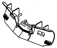 Details West Snow Plows with Footboards - HO Scale