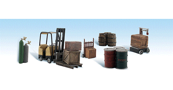 Woodland Scenics Scenic Accents(R) Figures - Loading Dock Details - HO Scale