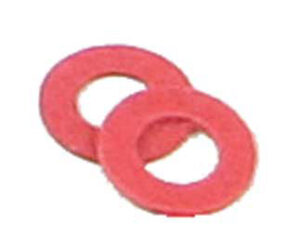 Kadee Insulating Fiber Washers, pkg of 48, .015", .04cm thick, red