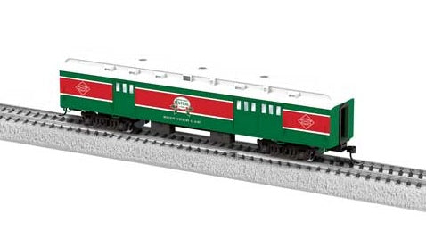 Lionel Heavyweight Baggage Car, North Pole Central, HO Scale