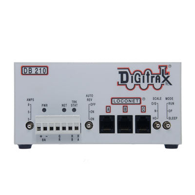 Digitrax DB210 Single Auto-Reversing DCC Booster - 3,5, & 8 Amp