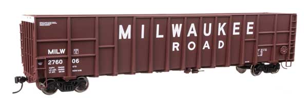 WalthersMainline 61' Wood Chip Gondola - Milwaukee Road #276006 - HO Scale