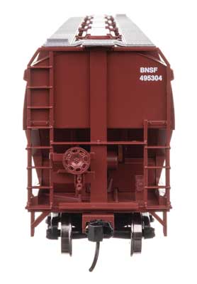 WalthersMainline 60' NSC 5150 3-Bay Covered Hopper (910-7742) | BNSF #495304 | HO Scale