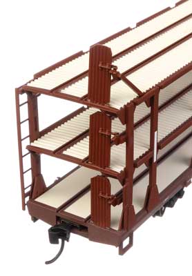 WalthersMainline (910-8209) | 89' Flatcar w/ Tri-Level Open Auto Rack | Great Northern RTTX #501905 | HO Scale