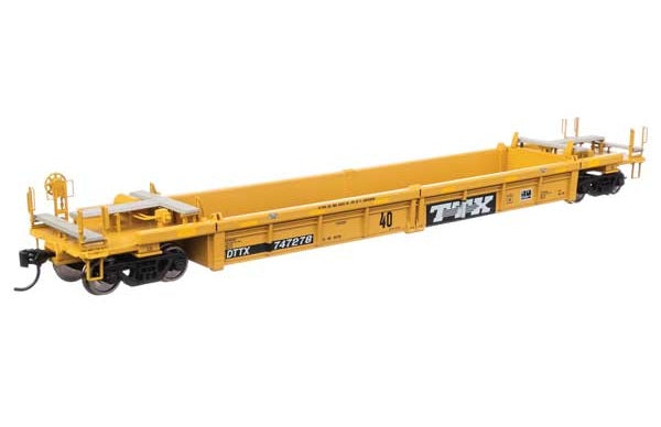 Walthers Mainline | Thrall Rebuilt 40' Well Car | TTX DDTX #747323 | Large TTX Logo | HO Scale