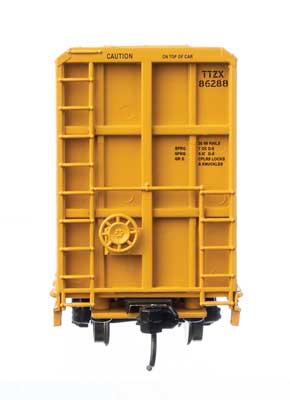 Walthers Mainline 72' Centerbeam Flatcar w/ Opera Windows, Trailer Train TTZX #86338, HO Scale