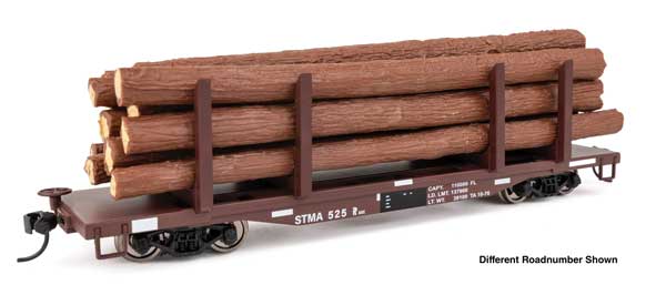 WalthersMainline 45' Logging Flatcar - St. Maries River Railroad #534 - HO Scale