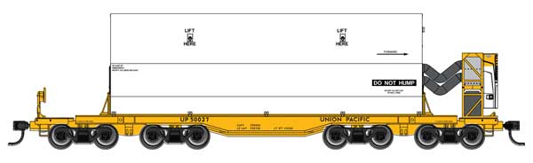 WalthersMainline 910-51002 66' Rocket Train Booster Car with Refrigeration Unit Union Pacific #50021 HO Scale Pre-Order