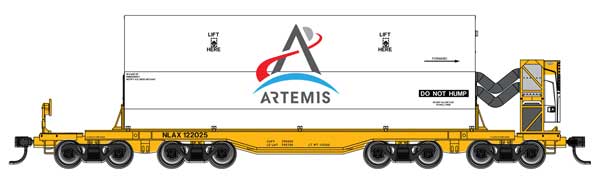 WalthersMainline 910-51008 66' Rocket Train Booster Car with Refrigeration Unit Artemis NLAX #122025 HO Scale Pre-Order