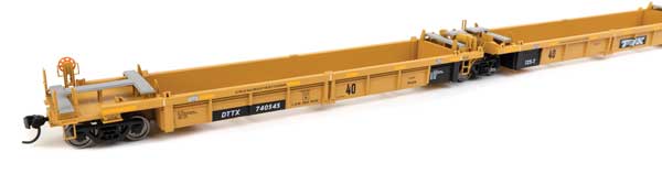 Walthers Mainline | Thrall 5-Unit Rebuilt 40' Well Car | TTX DDTX #748310 5 pack | HO Scale