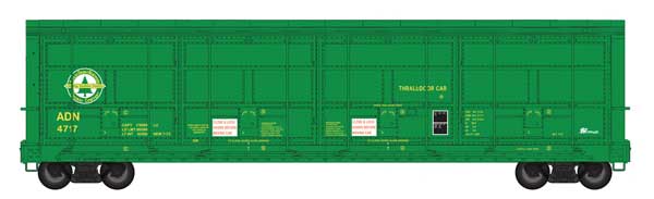 WalthersProto 920-101939 56' Thrall All-Door Boxcar Ashley, Drew & Northern #4714 HO Scale
