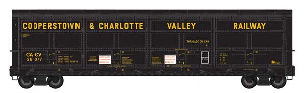 WalthersProto 920-101944 56' Thrall All-Door Boxcar Cooperstown & Charlotte Valley #28080 HO Scale
