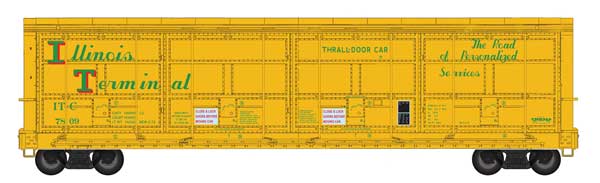 WalthersProto 920-101949 56' Thrall All-Door Boxcar Illinois Terminal #7809 HO Scale