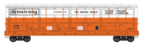 WalthersProto 920-101952 56' Thrall All-Door Boxcar Armstrong LUNX #4181 HO Scale