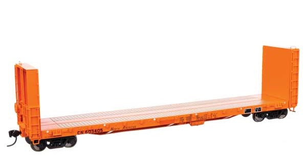 Walthers Proto, 50' CC&F Bulkhead Flatcar, Canadian National CN #603405, Ready to Run, HO Scale