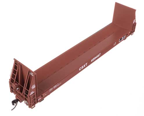 WalthersProto 50' Sieco Pulpwood Flatcar - CSX #408485 - HO Scale