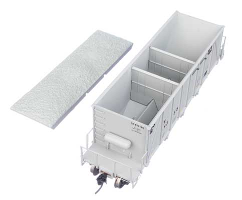 WalthersProto 40' Ortner 100-Ton Open Aggregate Hopper - Conrail #493157 - HO Scale