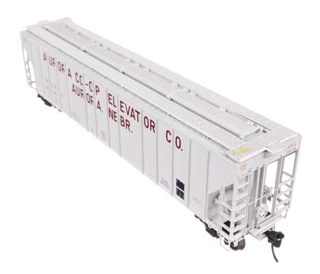 WalthersProto 920-106179 • 55' Evans 4780 Covered Hopper • Aurora Coop USLX #26120 • HO Scale