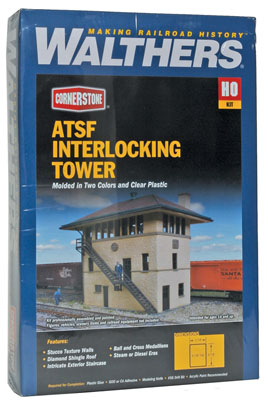 Walthers Cornerstone 933-2983 • Santa Fe Interlocking Tower • Kit • HO Scale