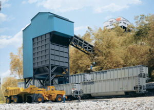 Walthers Cornerstone Coal Flood Loader Kit, HO Scale