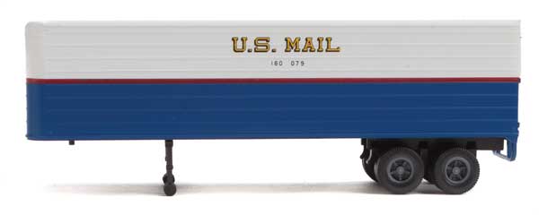Walthers SceneMaster 35' Fluted-Side Trailer 2 Pack - US Mail - HO Scale