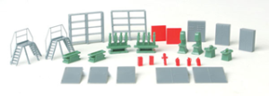 Walthers SceneMaster - Industrial Details - Pkg of 28 - HO Scale