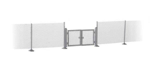 Walthers SceneMaster Metal Industrial Fence - Kit - HO Scale