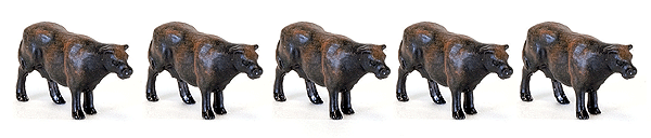Walthers SceneMaster 949-6050 • Cattle • Pkg of 16 • HO Scale