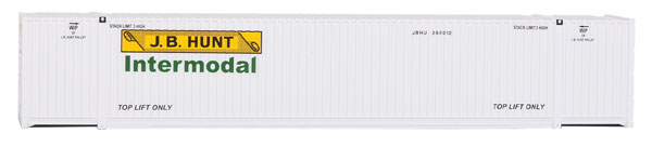 Walthers SceneMaster 53' Singamas Corrugated Side Container - J.B. Hunt Intermodal - HO Scale