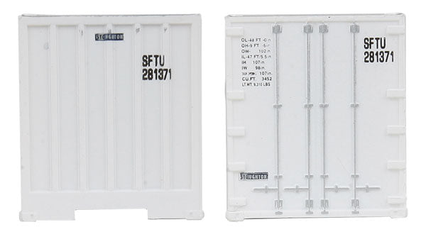 Walthers SceneMaster 48' Ribbed Side Container - Santa Fe - N Scale