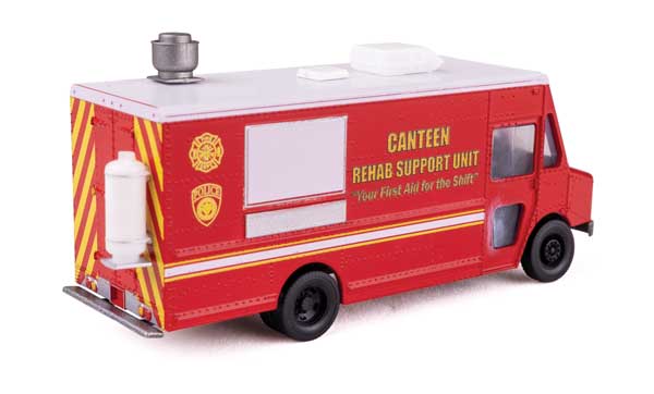 Walthers SceneMaster (949-12116) | Morgan Olson(R) Route Star Van | Canteen Rehab Support Unit | HO Scale
