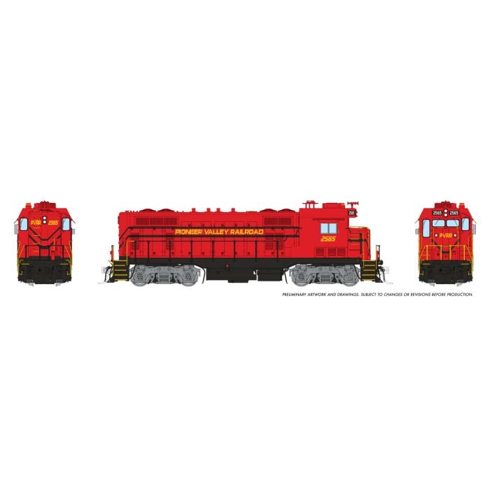 Rapido (1017019) CF7 Locomotive Pioneer Valley RR #2647 DC/Silent HO Scale - original Rapido manufacturer image