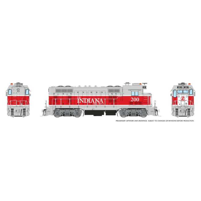 Rapido (1017530) CF7 Locomotive The Indiana RR #201 DCC/Sound HO Scale - original Rapido manufacturer image