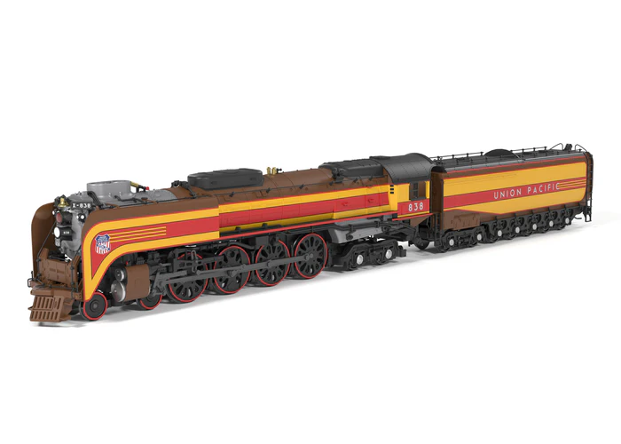 Broadway Limited Imports Union Pacific 4-8-4 (10214) | Class FEF-3 | #838 | 49er Fantasy Scheme | Paragon4 Sound/DC/DCC | Smoke | HO Scale