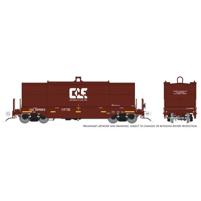 Rapido 1128013 • Home Shops Collaboration • Greenbrier Coil Car • Cincinnati & Lake Erie • 6-Pack • HO Scale (Pre-Order)