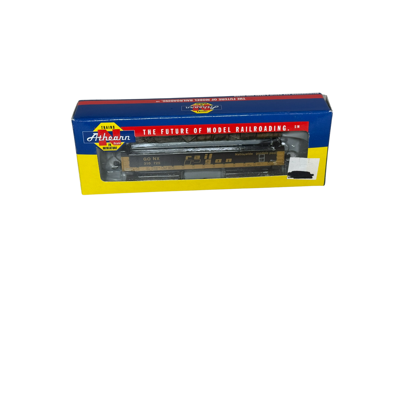 Athearn (11462) • 52' Mill Gondola w/ Steel Scrap Load • RailGon #310725 • N Scale (Pre-Owned)