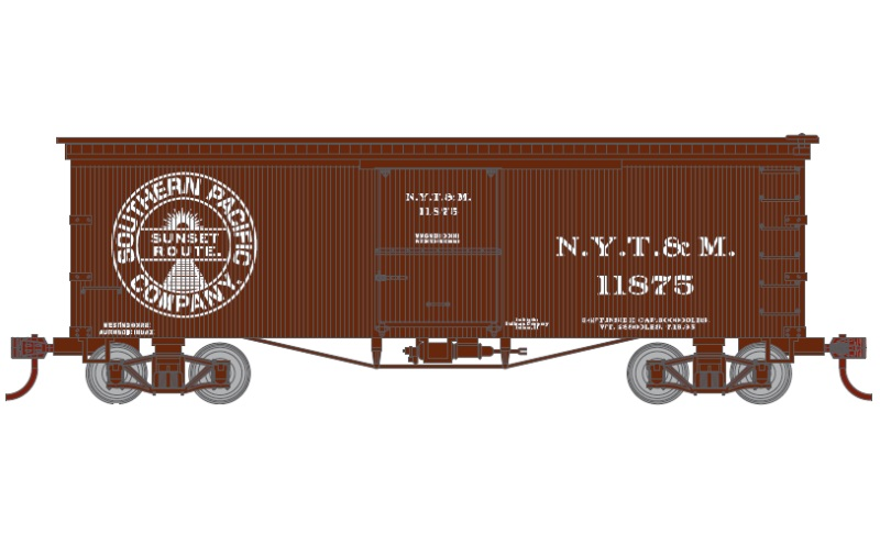 Athearn 36' Boxcar - New York, Texas and Mexican Railroad #11875 - N Scale (NOS)
