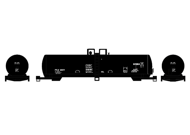 Athearn 50' RTC 20,900 Gallon Tank Car - Pullman Transport Leasing #120177 - N Scale (NOS)