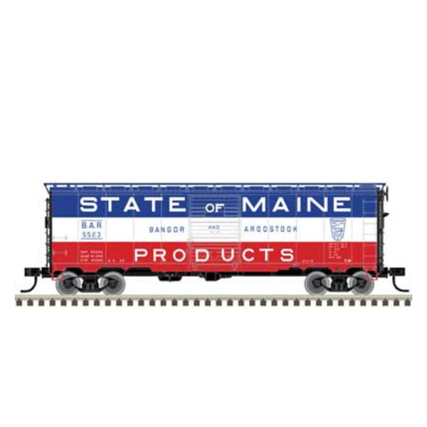 Atlas Master(R) (20007761) | 1932 ARA 40' Steel Boxcar | Bangor & Aroostook #5230 | HO Scale