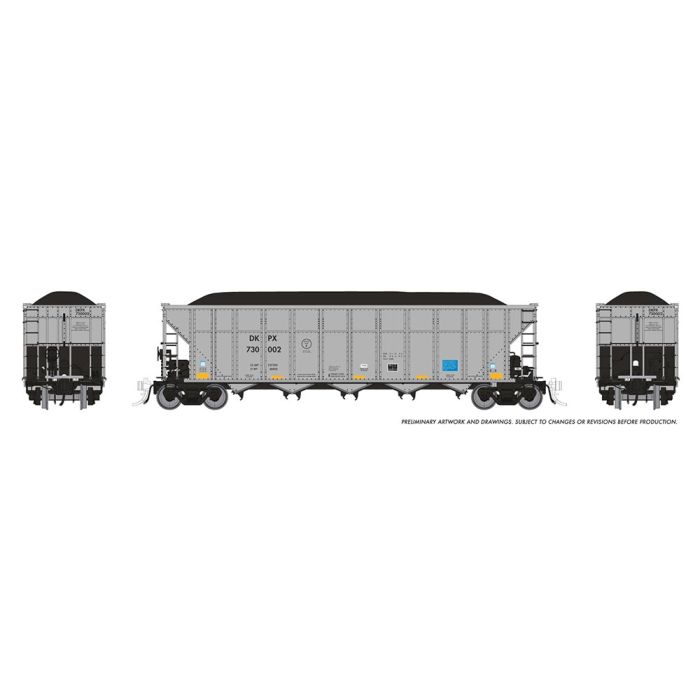 Rapido (169046-2) | AutoFlood III Rapid Discharge Coal Hopper w/ Load | Duke Power DKPX #730015 | HO Scale