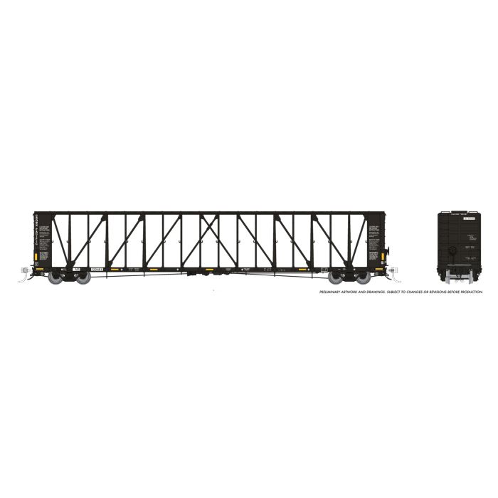 Rapido (174012-5) | NSC 73' Centerbeam Flatcar | Norfolk Southern #120477 | HO Scale