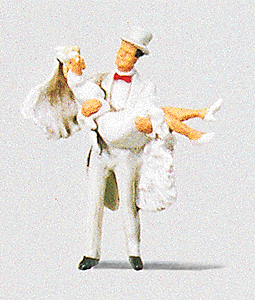 Preiser Kg - Groom Carrying Bride - HO Scale