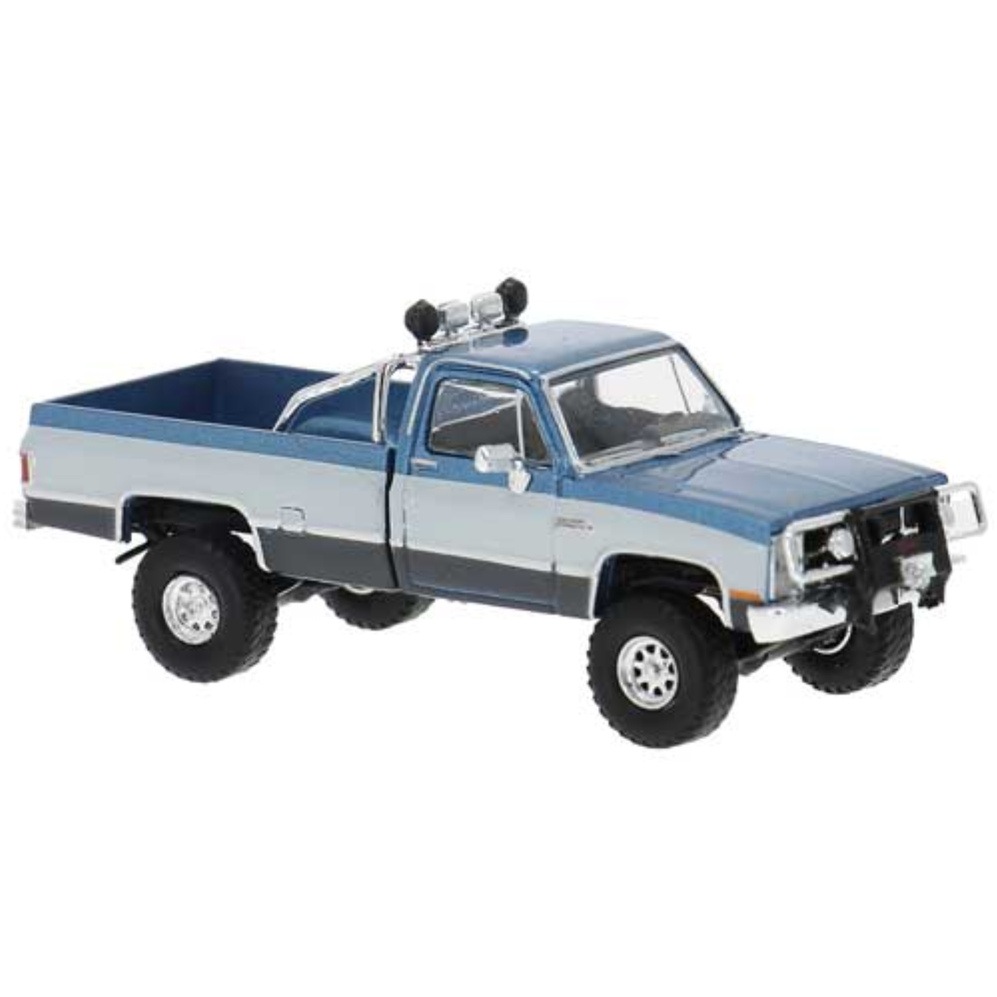 Brekina 1981 GMC Sierra Grande Pickup Metallic Blue/White HO Scale